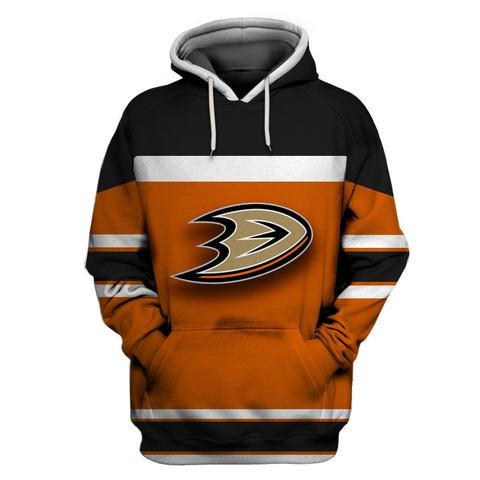 Ducks Orange All Stitched Hooded Sweatshirt