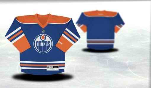 Edmonton Oilers Youth Customized Blue Jersey Edmonton Oilers Youth Customized Blue Jersey