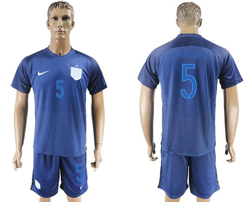 England #5 Smalling Away Soccer Country Jersey England #5 Smalling Away Soccer Country Jersey