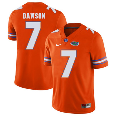 Florida Gators Orange Duke Dawson Football Player Performance Jersey Florida Gators Orange Duke Dawson Football Player Performance Jersey