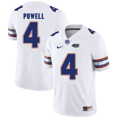 Florida Gators White Brandon Powell Football Player Performance Jersey Florida Gators White Brandon Powell Football Player Performance Jersey