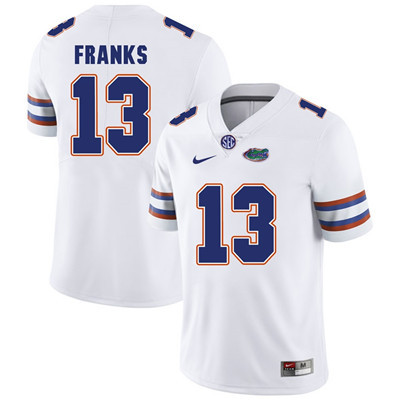 Florida Gators White Feleipe Franks Football Player Performance Jersey