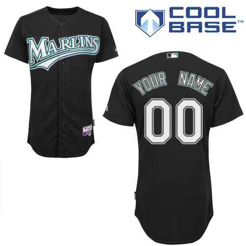 Florida Marlins Blue Man Custom Jerseys