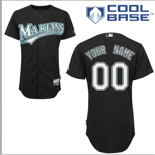 Florida Marlins Customized mens new jersey