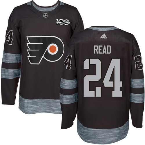 Flyers #24 Matt Read Black 1917-2017 100th Anniversary Stitched NHL Jersey Flyers #24 Matt Read Black 1917-2017 100th Anniversary Stitched NHL Jersey