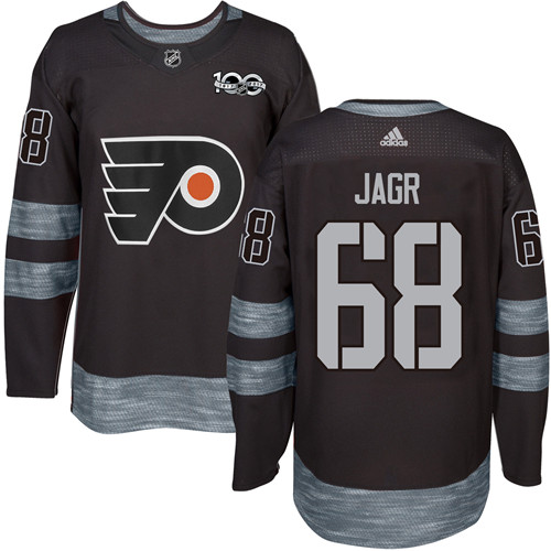 Flyers #68 Jaromir Jagr Black 1917-2017 100th Anniversary Stitched NHL Jersey Flyers #68 Jaromir Jagr Black 1917-2017 100th Anniversary Stitched NHL Jersey