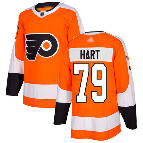 Flyers #79 Carter Hart Orange Home Authentic Stitched Youth Hockey Jersey Flyers #79 Carter Hart Orange Home Authentic Stitched Youth Hockey Jersey