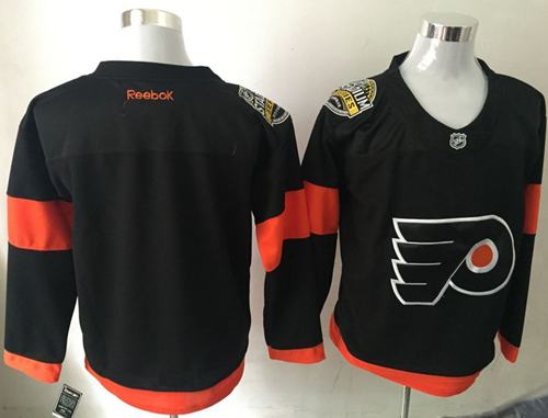 Flyers Blank Black 2017 Stadium Series Stitched NHL Jersey
