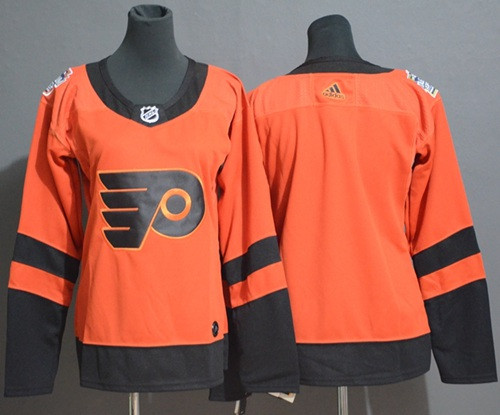 Flyers Blank Orange Authentic 2019 Stadium Series Women's Stitched Hockey Jersey