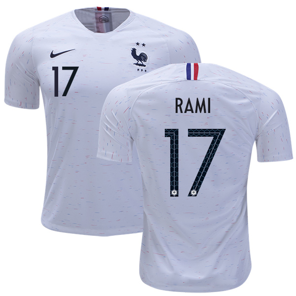 France #17 Rami Away Soccer Country Jersey France #17 Rami Away Soccer Country Jersey