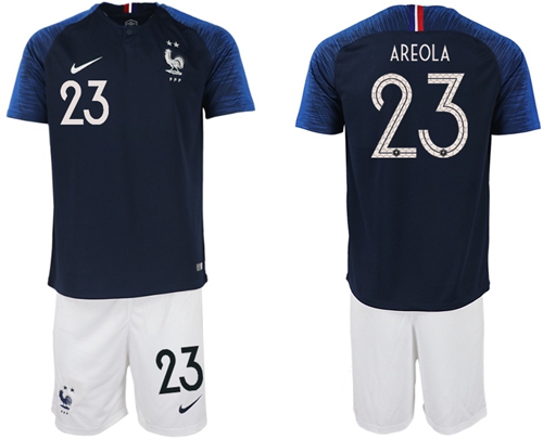 France #23 Areola Home Soccer Country Jersey