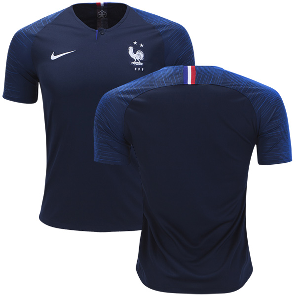 France Blank Home Soccer Country Jersey France Blank Home Soccer Country Jersey