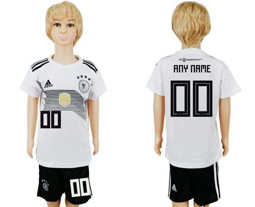 Germany Personalized Home Kid Soccer Country Jersey