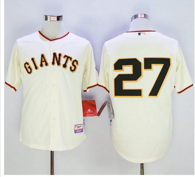 Giants #27 Juan Marichal Cream Cool Base Stitched MLB Jersey Giants #27 Juan Marichal Cream Cool Base Stitched MLB Jersey