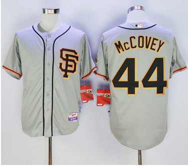 Giants #44 Willie McCovey Grey Cool Base Stitched MLB Jersey Giants #44 Willie McCovey Grey Cool Base Stitched MLB Jersey