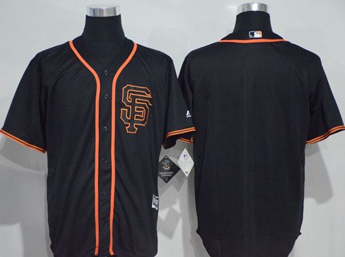 Giants Blank Black New Cool Base Alternate Stitched MLB Jersey Giants Blank Black New Cool Base Alternate Stitched MLB Jersey