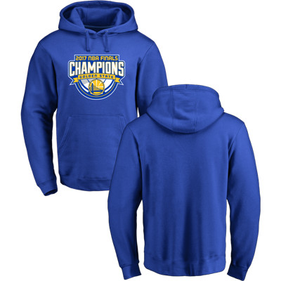 Golden State Warriors 2017 NBA Champions Royal Men's Pullover Hoodie4