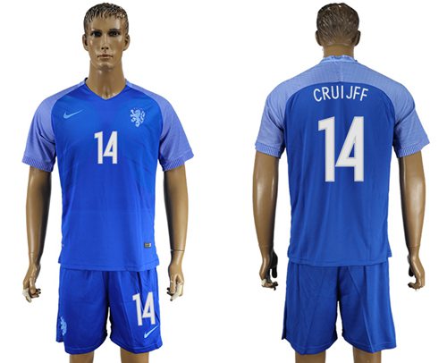 Holland #14 Cruijff Away Soccer Country Jersey Holland #14 Cruijff Away Soccer Country Jersey