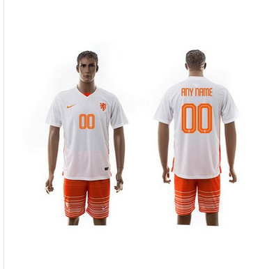 Holland Personalized Away Soccer Country Jersey