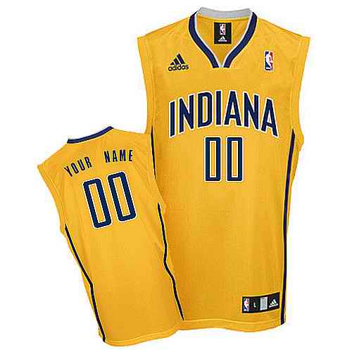 Indiana Pacers Youth Custom Yellow Jersey Indiana Pacers Youth Custom Yellow Jersey