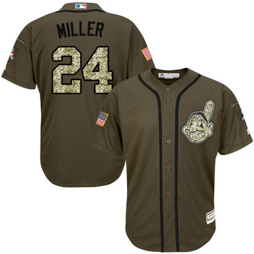 Indians #24 Andrew Miller Green Salute to Service Stitched Youth MLB Jersey Indians #24 Andrew Miller Green Salute to Service Stitched Youth MLB Jersey
