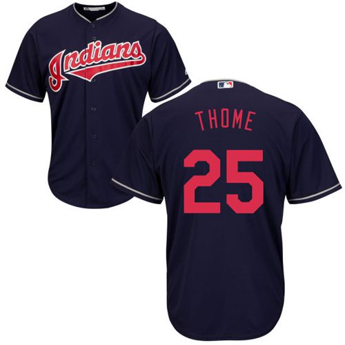 Indians #25 Jim Thome Navy Blue New Cool Base Stitched MLB Jersey Indians #25 Jim Thome Navy Blue New Cool Base Stitched MLB Jersey