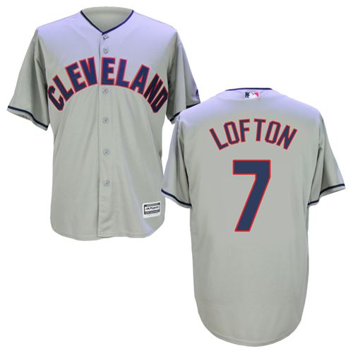 Indians #7 Kenny Lofton Grey New Cool Base Stitched MLB Jersey Indians #7 Kenny Lofton Grey New Cool Base Stitched MLB Jersey