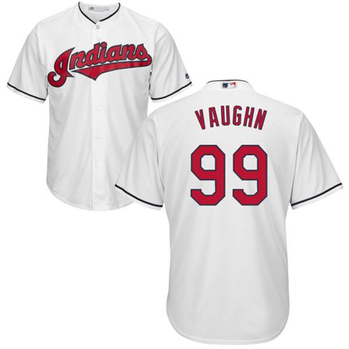 Indians #99 Ricky Vaughn White New Cool Base Stitched MLB Jersey Indians #99 Ricky Vaughn White New Cool Base Stitched MLB Jersey