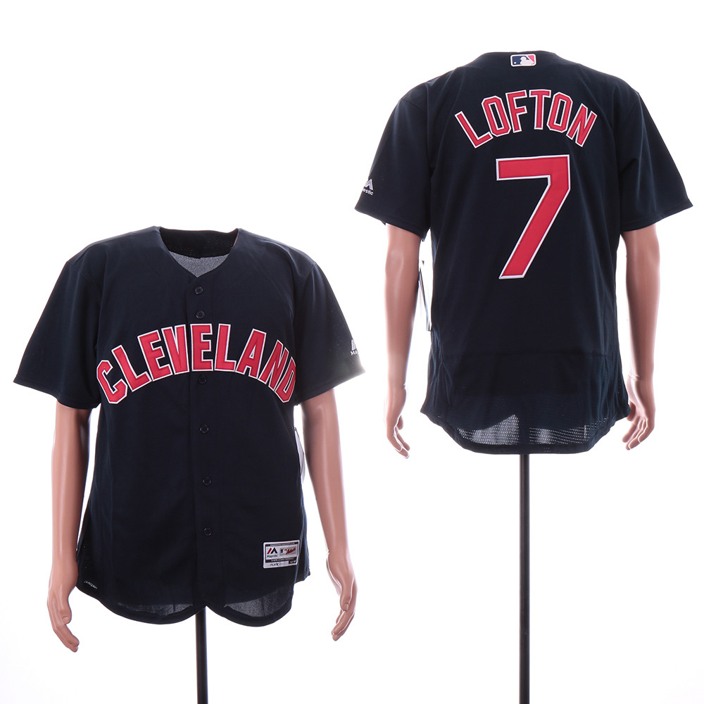 Indians 7 Kenny Lofton Navy Alternate Flexbase Jersey Indians 7 Kenny Lofton Navy Alternate Flexbase Jersey