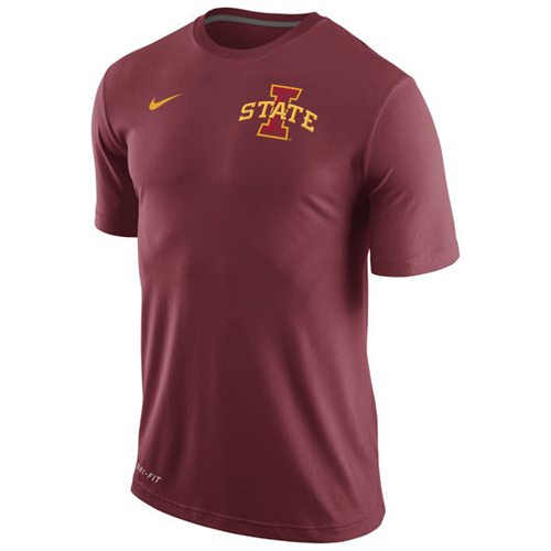 Iowa State Cyclones Nike Stadium Dri-FIT Touch Top Crimson