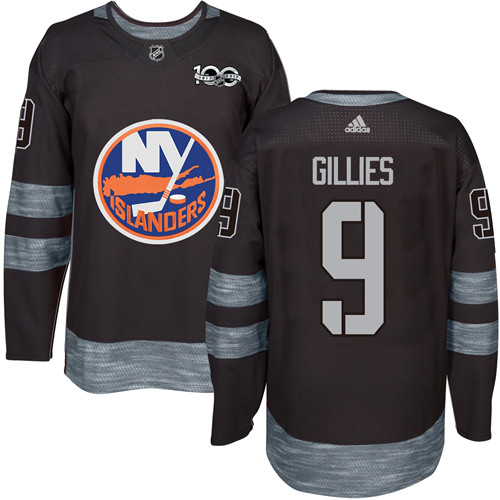 Islanders #9 Clark Gillies Black 1917-2017 100th Anniversary Stitched NHL Jersey Islanders #9 Clark Gillies Black 1917-2017 100th Anniversary Stitched NHL Jersey