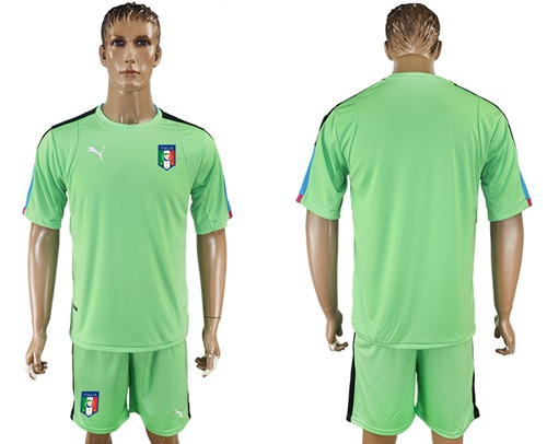 Italy Blank Green Goalkeeper Soccer Country Jersey Italy Blank Green Goalkeeper Soccer Country Jersey