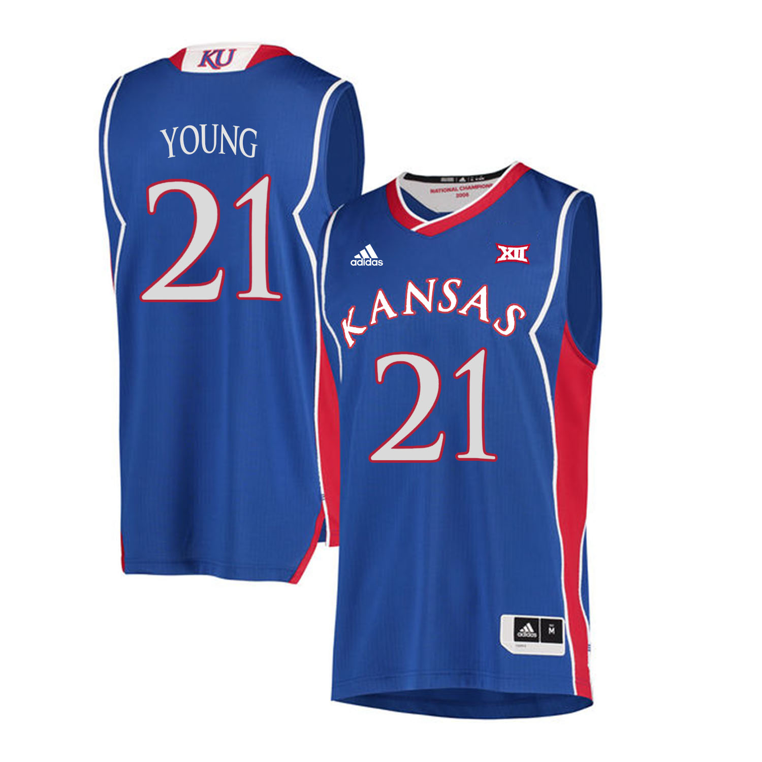 Kansas Jayhawks #21 Clay Young Blue Throwback College Basketball Jersey Kansas Jayhawks #21 Clay Young Blue Throwback College Basketball Jersey