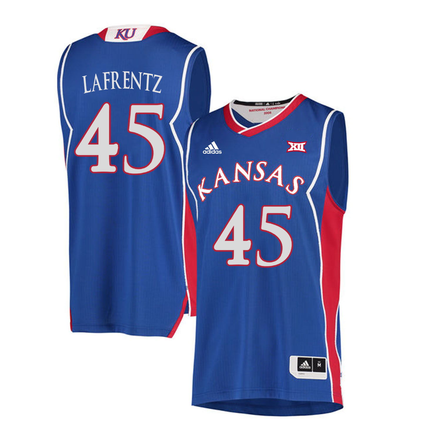 Kansas Jayhawks 45 Raef LaFrentz Blue Throwback College Basketball Jersey Kansas Jayhawks 45 Raef LaFrentz Blue Throwback College Basketball Jersey