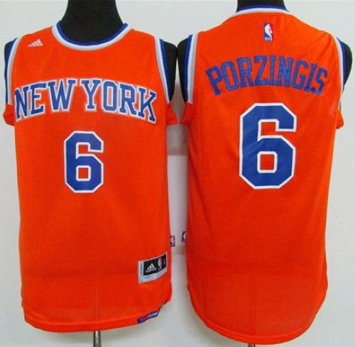 Knicks #6 Kristaps Porzingis Orange Stitched Youth NBA Jersey Knicks #6 Kristaps Porzingis Orange Stitched Youth NBA Jersey