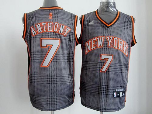 Knicks #7 Carmelo Anthony Black Rhythm Fashion Stitched NBA Jersey Knicks #7 Carmelo Anthony Black Rhythm Fashion Stitched NBA Jersey