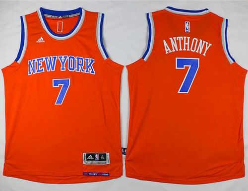 Knicks #7 Carmelo Anthony Orange Stitched Youth NBA Jersey Knicks #7 Carmelo Anthony Orange Stitched Youth NBA Jersey