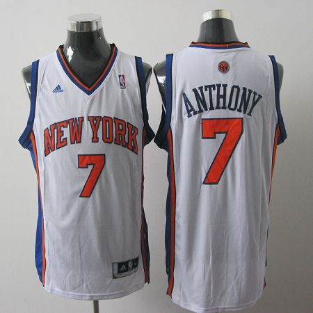 Knicks #7 Carmelo Anthony White Stitched Youth NBA Jersey Knicks #7 Carmelo Anthony White Stitched Youth NBA Jersey