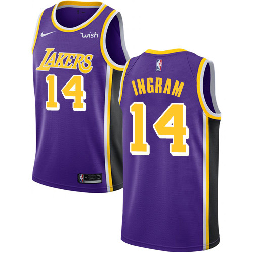 Lakers #14 Brandon Ingram Purple Women's Basketball Swingman Statement Edition Jersey Lakers #14 Brandon Ingram Purple Women's Basketball Swingman Statement Edition Jersey
