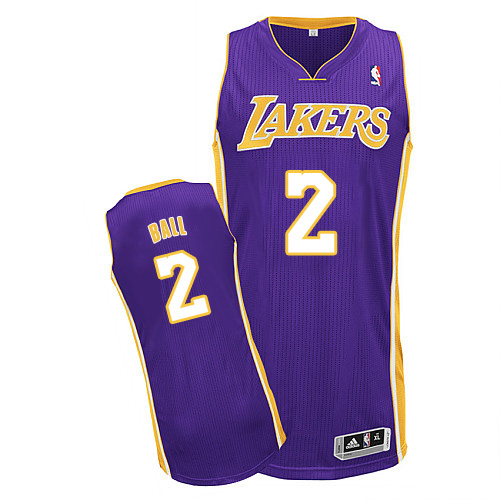 Lakers #2 Lonzo Ball Purple Stitched NBA Jersey Lakers #2 Lonzo Ball Purple Stitched NBA Jersey