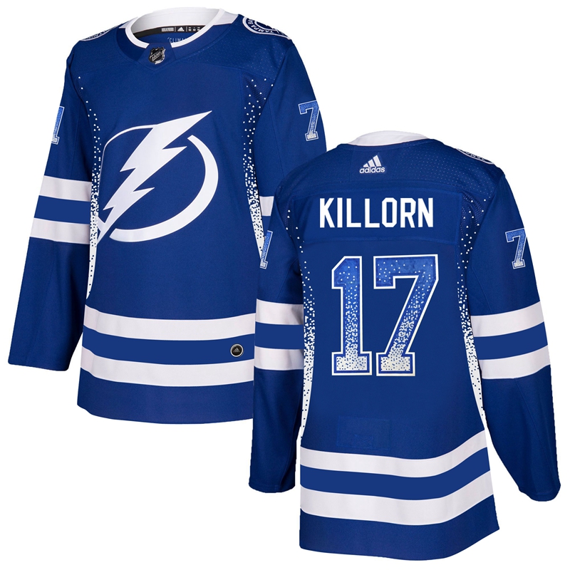 Lightning 17 Alex Killorn Blue Drift Fashion Adidas Jersey Lightning 17 Alex Killorn Blue Drift Fashion Adidas Jersey