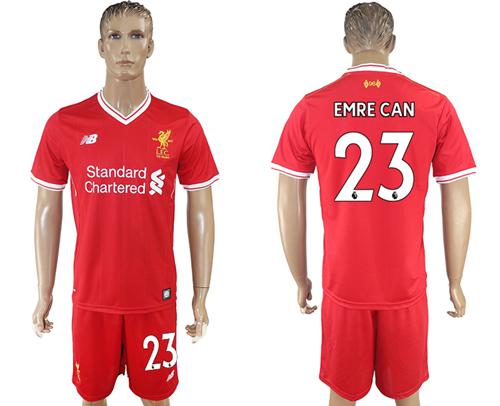 Liverpool #23 Emre Can Red Home Soccer Club Jersey Liverpool #23 Emre Can Red Home Soccer Club Jersey
