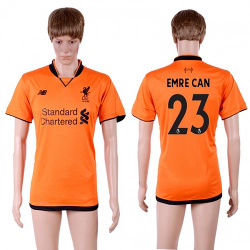 Liverpool #23 Emre Can Sec Away Soccer Club Jersey