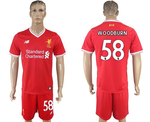 Liverpool #58 Woodburn Red Home Soccer Club Jersey Liverpool #58 Woodburn Red Home Soccer Club Jersey