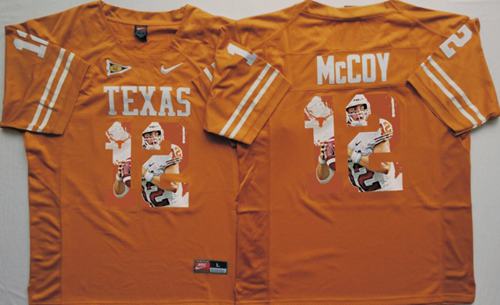 Longhorns #12 Colt McCoy Orange Player Fashion Stitched NCAA Jersey Longhorns #12 Colt McCoy Orange Player Fashion Stitched NCAA Jersey