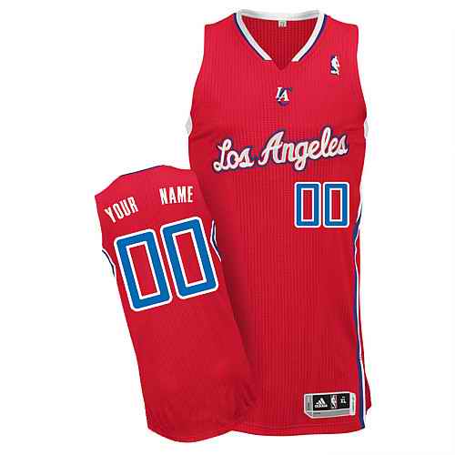 Los Angeles Clippers Custom Red Road Jersey