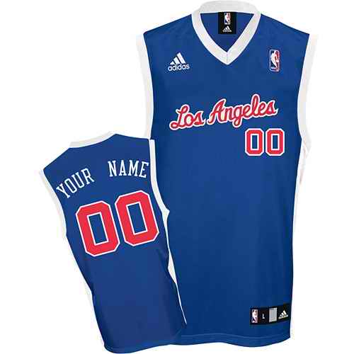 Los Angeles Clippers Youth Custom Blue Jersey Los Angeles Clippers Youth Custom Blue Jersey
