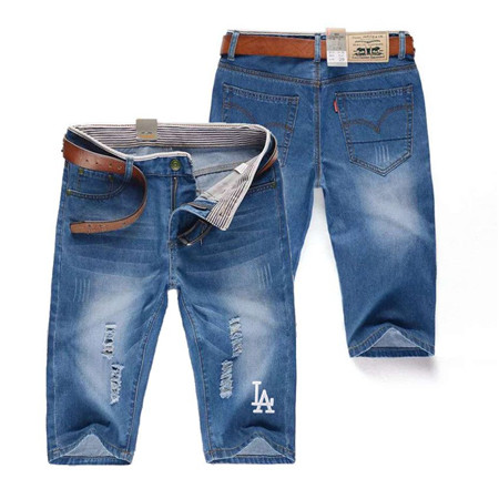 Los Angeles Dodgers Team Logo Light Blue MLB Jeans
