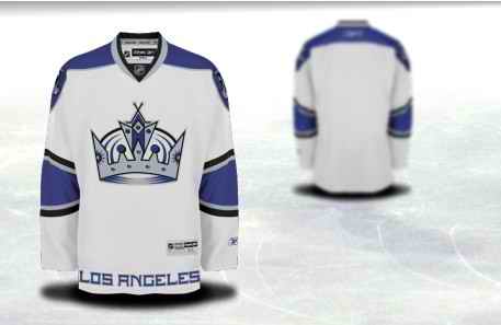 Los Angeles Kings Men Customized White Jersey