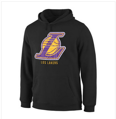 Los Angeles Lakers Noches Enebea Pullover Hoodie Black